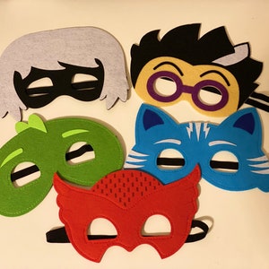PJ Masks Inspired ADULT Masks Catboy Owlette Gekko Romeo - Etsy