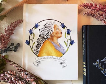 Cuaderno de tapa dura de Toni Morrison / Cuaderno de escritora afroamericana / Regalo para escritora / Regalo para autora