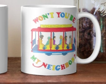 Mister Rogers Neighborhood Trolley Coffee Mug