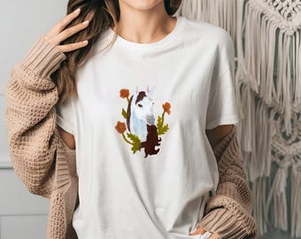 Magical Unicorn Fairycore Tee, Fantasy Graphic Shirt, Fae T-shirt, Mystical Horse Top