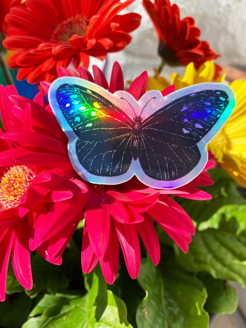 Holographic Butterfly Sticker image 9