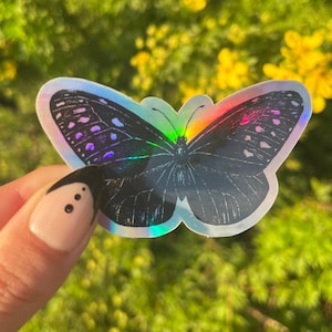 Holographic Butterfly Sticker image 1