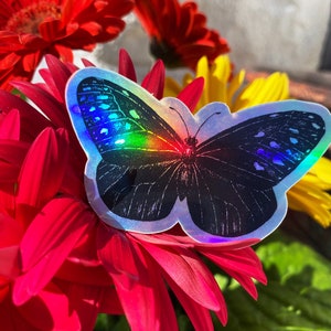 Holographic Butterfly Sticker image 4