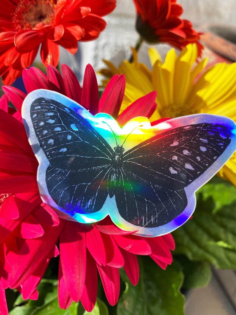Holographic Butterfly Sticker image 7