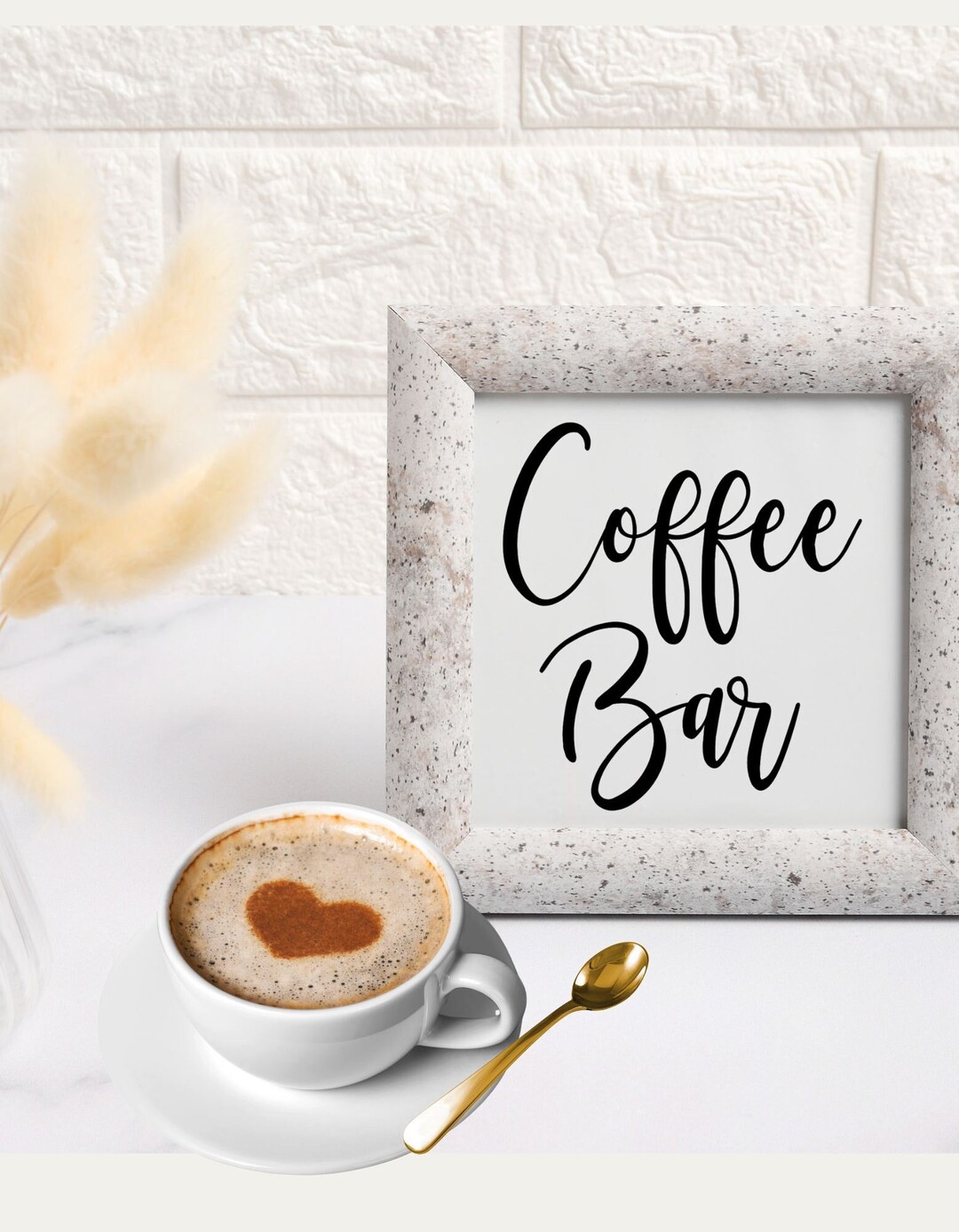 Coffee Bar Vinyl Decal for Sign Wedding Coffee Bar Sticker Etsy