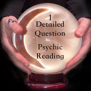 DETAILLIERTE Psychic Eine Frage Psychic Reading, Fast Psychic Lesung von Psychic Adelle, alles fragen, zukünftige Lesung, genaue Anleitung