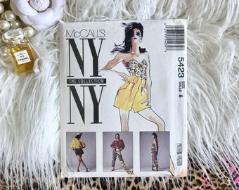 McCall's NY Collection Sewing Pattern, Corset, Bustier, Uncut, Factory Folded