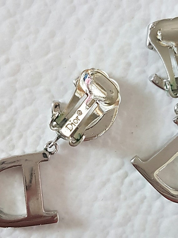 Christian dior initial clearance earrings