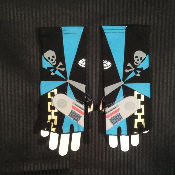 Hip Hop Fingerless Gloves