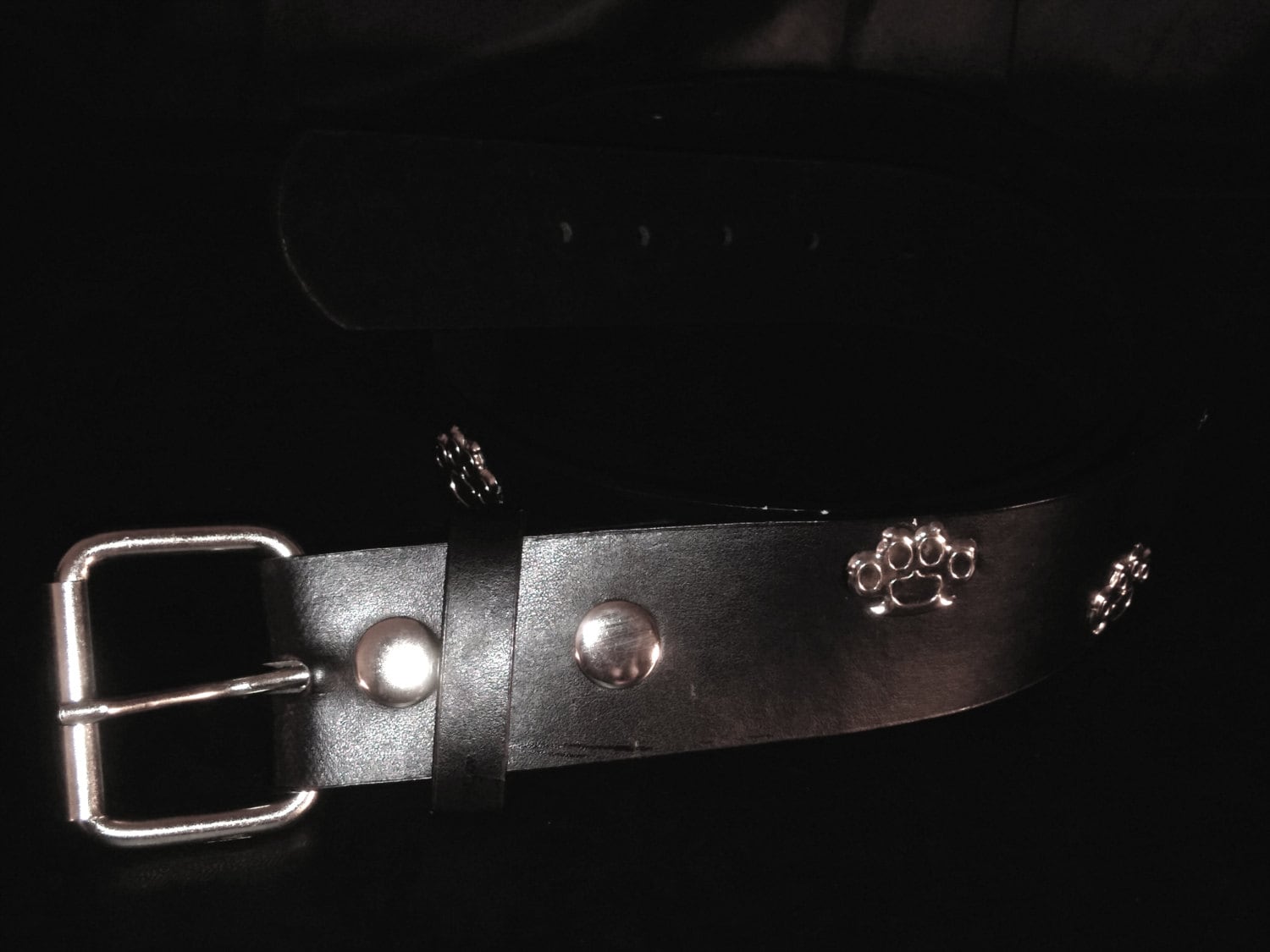 Aluminum Brass Knuckle Style Belt Buckle -  Canada