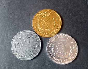 3 Reader's Digest Sweepstakes Coins