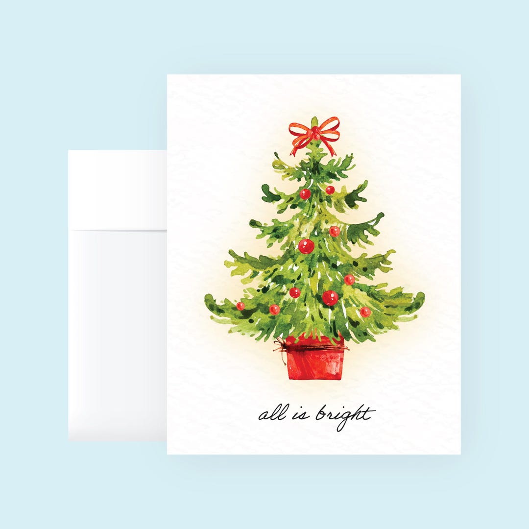 Mini envelops for christmas trees