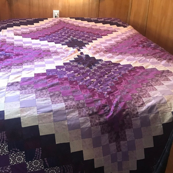 Purple Quilt Etsy