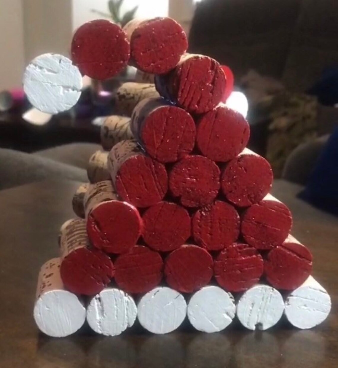 Wine Cork Santa Hats Etsy