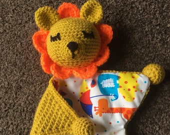 Crochet baby Lion Lovey PATTERN ONLY