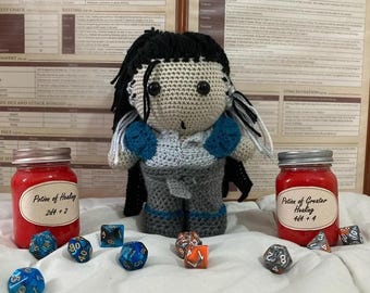 Critical Role inspired Yasha Doll Crochet PDF PATTERN ONLY
