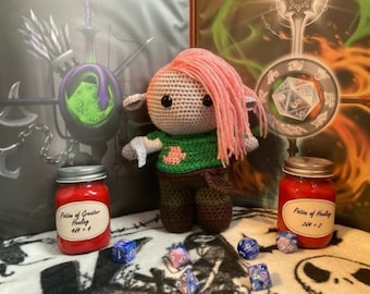 Critical Role inspired Caduceus Doll Crochet PDF PATTERN ONLY