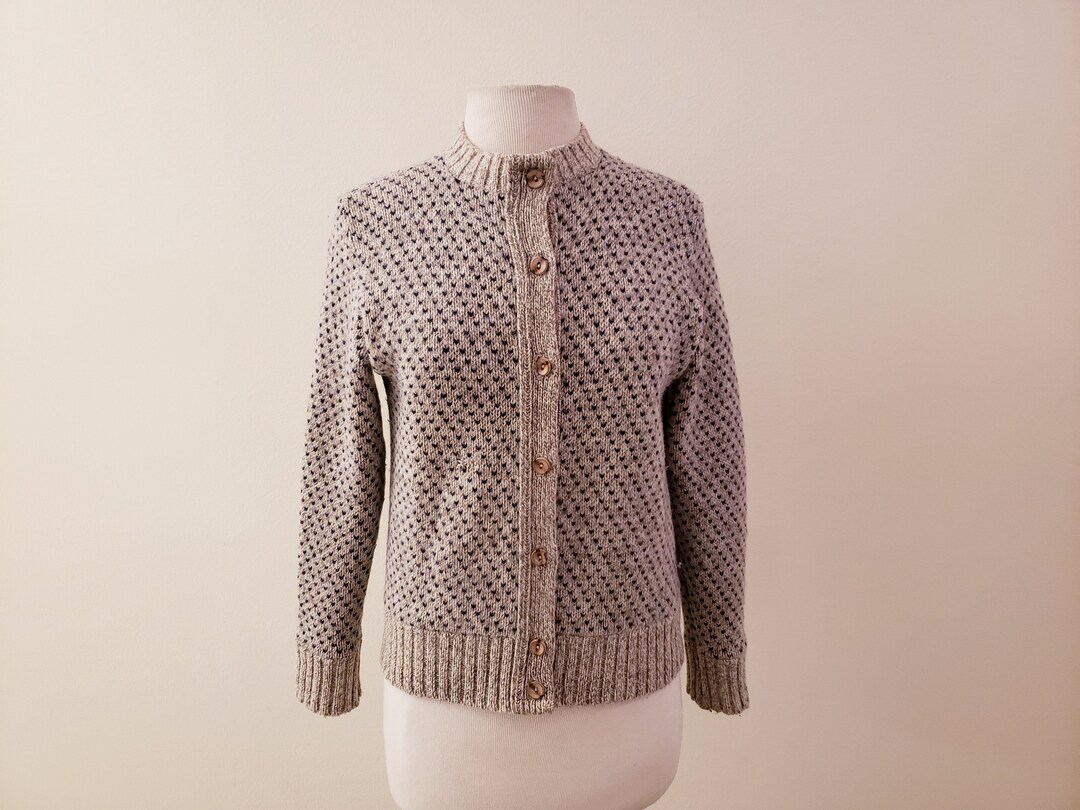 80's Vintage Cambridge Dry Goods Women's Wool Cardigan Etsy