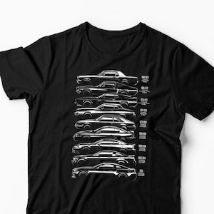 Mustang Tshirt, Car Enthusiast Gift, Muscle Car Shirt, Gift For Him, Car Lover Tee, Mustang lover tee, Retro Car Shirt, Petrol Head Shirt