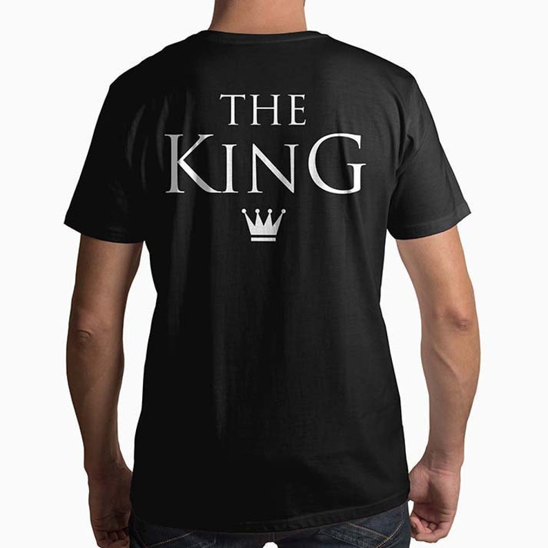 The King & His Queen T-shirts Couple Tshirt Couples Shirt - Etsy
