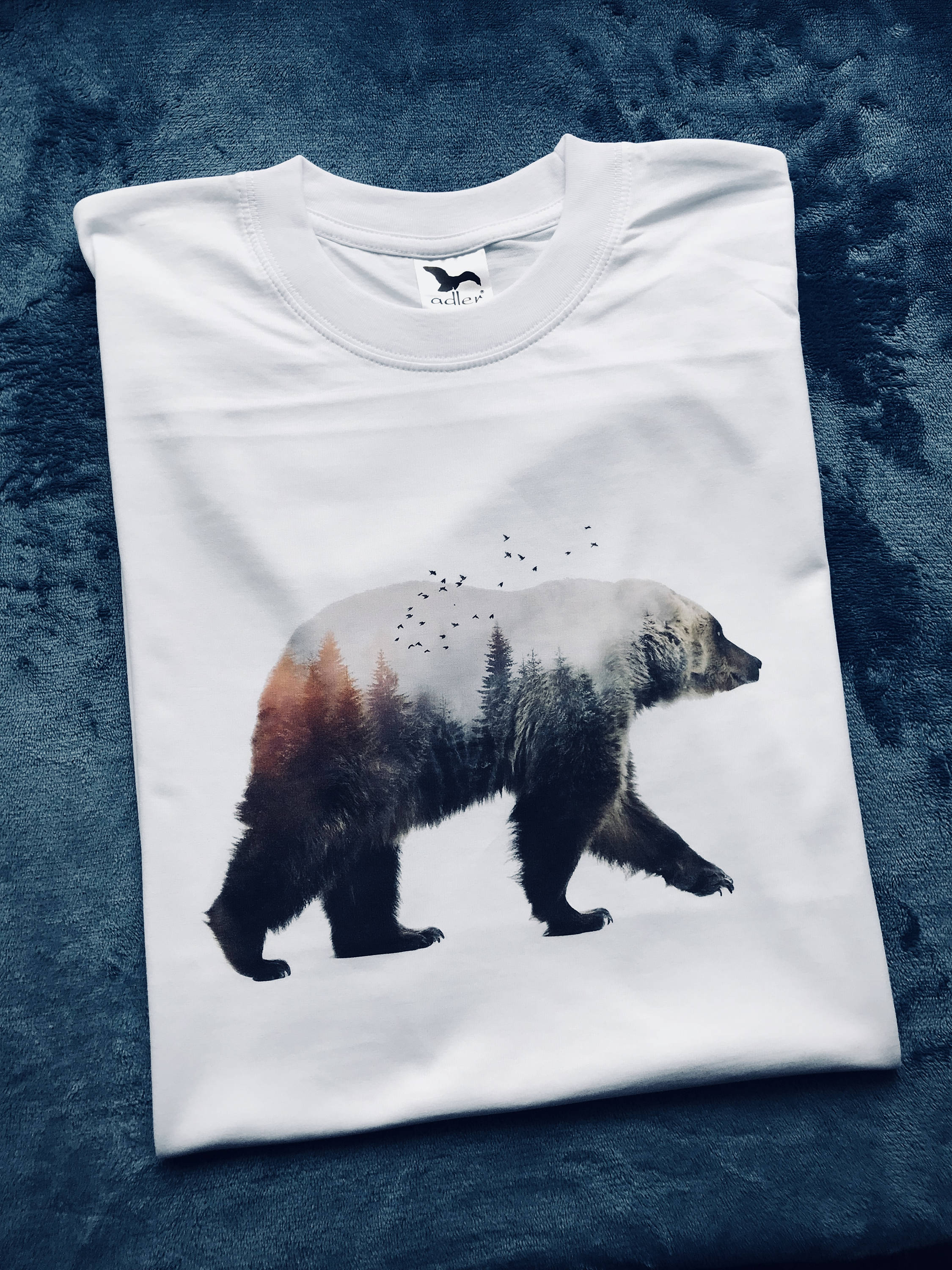 Bear and Forest Shirt Bear T Shirt 