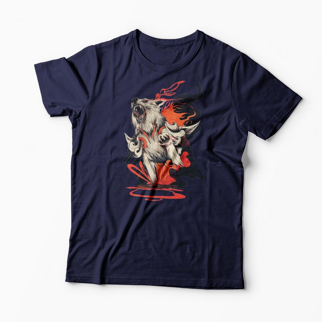 Dark Okami Shirt Wolf Shirt Graphic Shirt Gamers Shirt PS - Etsy