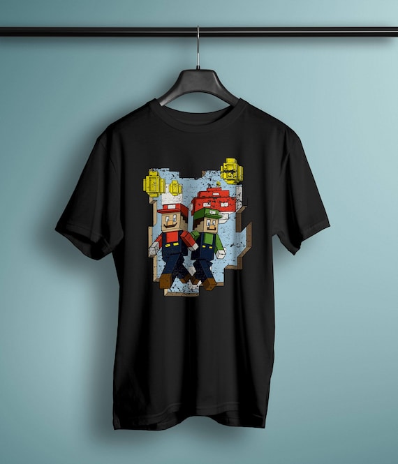 T-shirt con grafica Minecraft