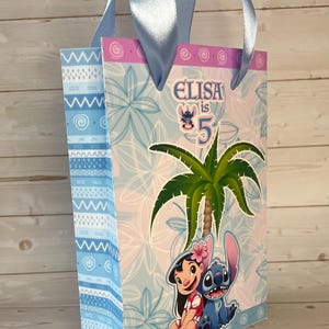 Personalized Lilo & Stitch party favor, Customized goodie bag, Box afbeelding 15