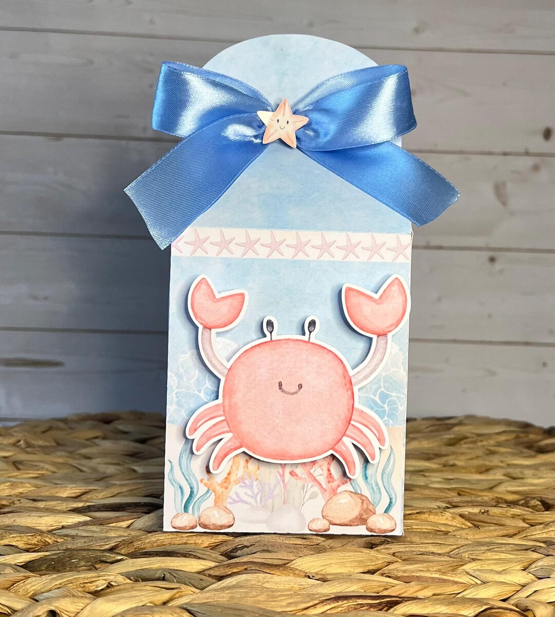 Under the Sea Favor Boxes, Ocean Birthday Party Decorations ...