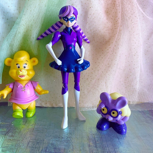 Tonka Keypers Finders RARE Nitelite Miraculous Ladybug Stormy Weather Action Doll Disney Gummi Bears Posable Sunni Figurine