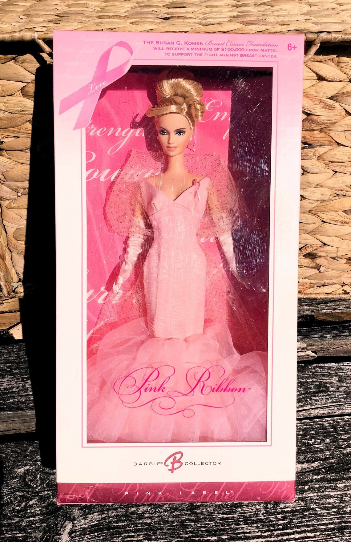 Pink Ribbon Barbie Mint in Box | Etsy