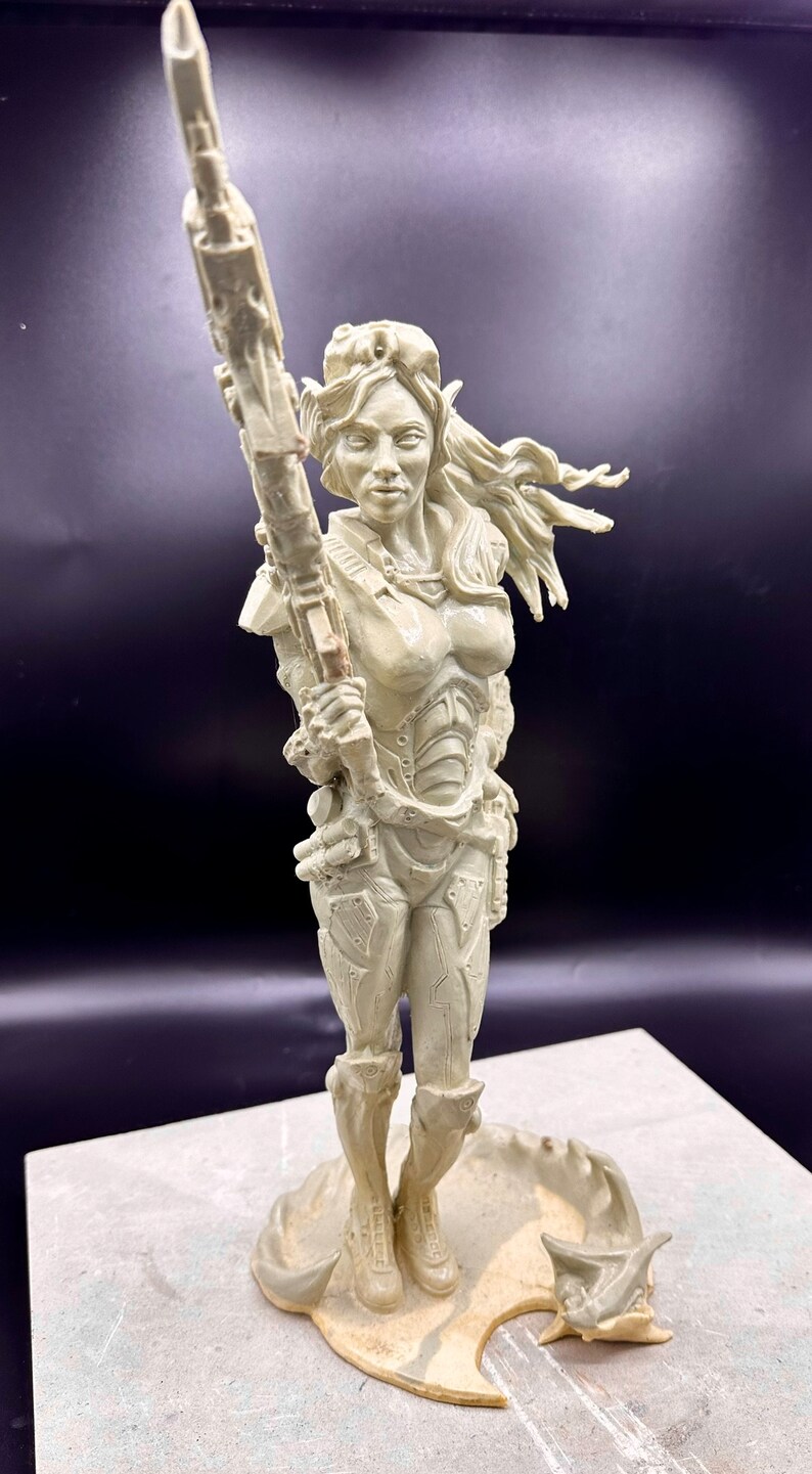 ENIGMA Faux Bronze Resin Scifi Sculpture OR DIY Option Etsy