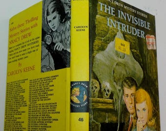 Nancy Drew #46 The Invisible Intruder PC white II endpapers