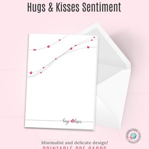 Printable Valentines Day Cards, 4 Minimalist Valentines Cards ...