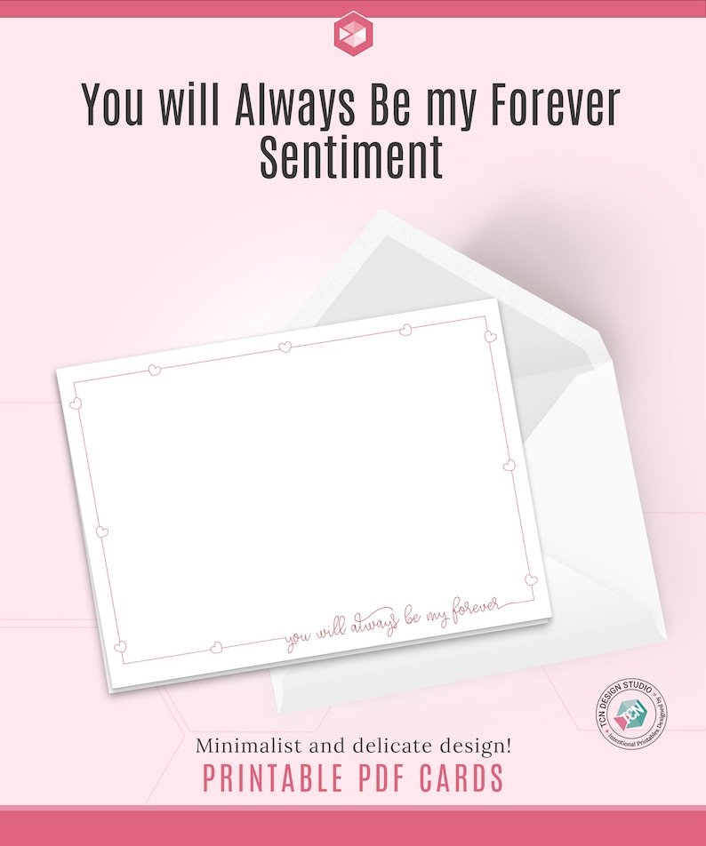 Printable Valentines Day Cards, 4 Minimalist Valentines Cards ...