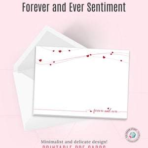 Printable Valentines Day Cards, 4 Minimalist Valentines Cards ...