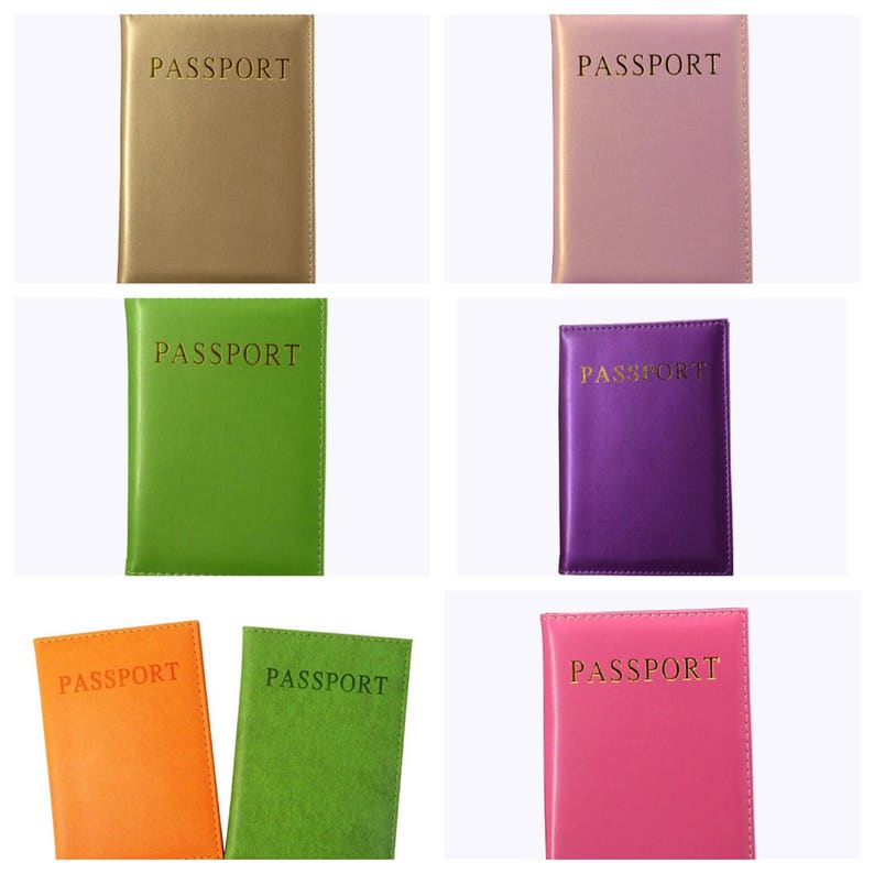 Personalized Passport Covers Etsy