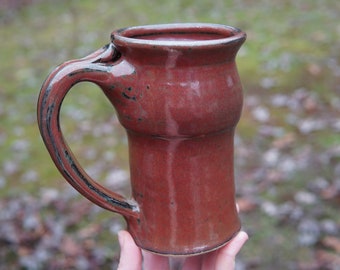 XL Ancient Jasper Stein Mug -- ceramic pottery mug brew coffee tea soup cup bowl