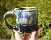 Short Stein Mug in Spectral Azurite