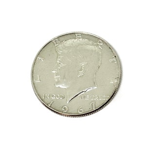 1967 John F Kennedy Silver Half Dollar Coin JFK