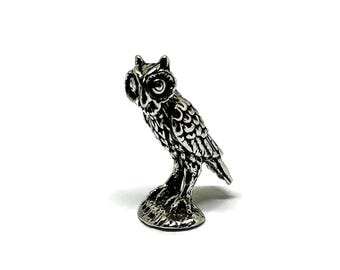 Miniature Owl. Silver 925 marked owl.