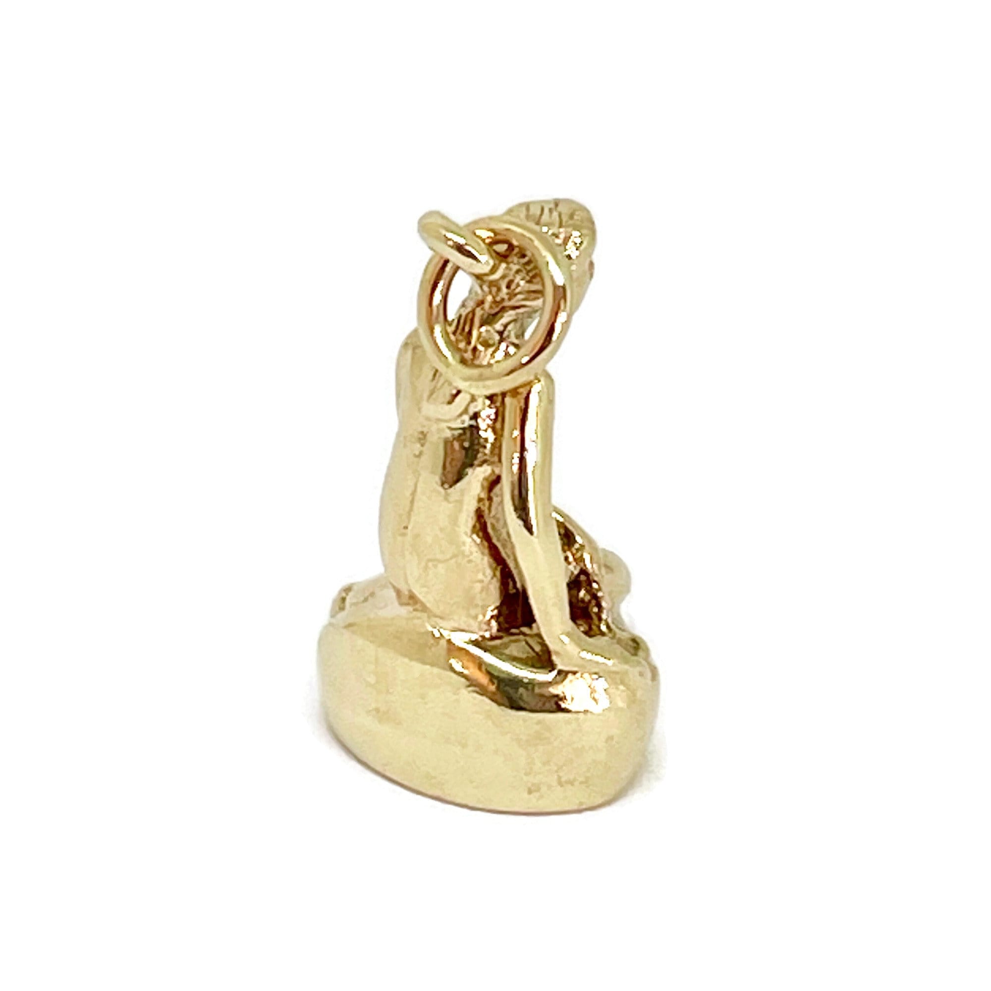 人魚姫の像チャーム ゴールド ペンダント デンマーク お土産チャーム