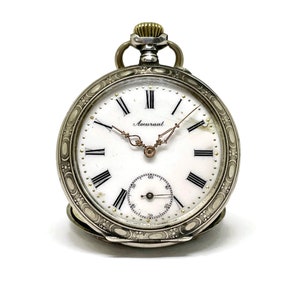 Antique Accuraat pocket watch. Swiss made movement Restoration project or decoration.