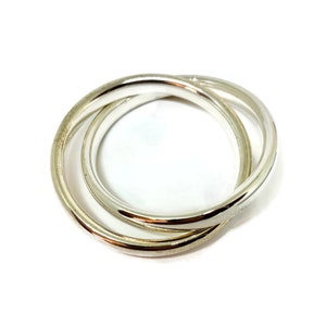 2 in 1 sterling silver bracelets. Bold round bangle bracelets. BOHO Hippie 1970s bracelets. 925 hallmarked.