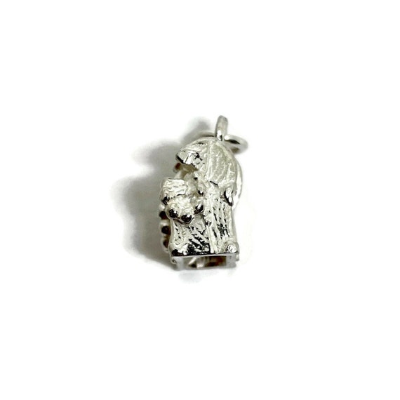 Treasure chest charm. Vintage silver charm for br… - image 3