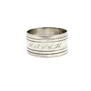 Narrow silver  Napkin ring  Pako Zilver (Dutch company)