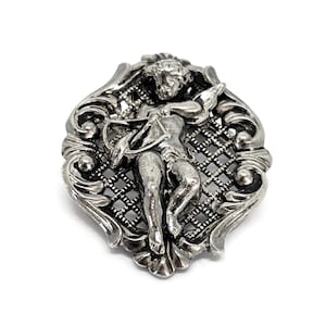 Scarf clip ring. Beautiful cupido scarf ring clip
