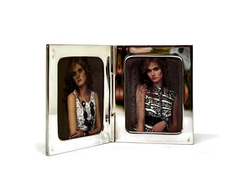Hinged double Picture frame (pictures 3x4cm) Links of London hallmarked