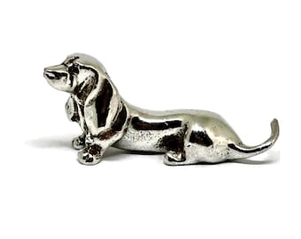 Dachshund silver miniature. Silver hallmarked.