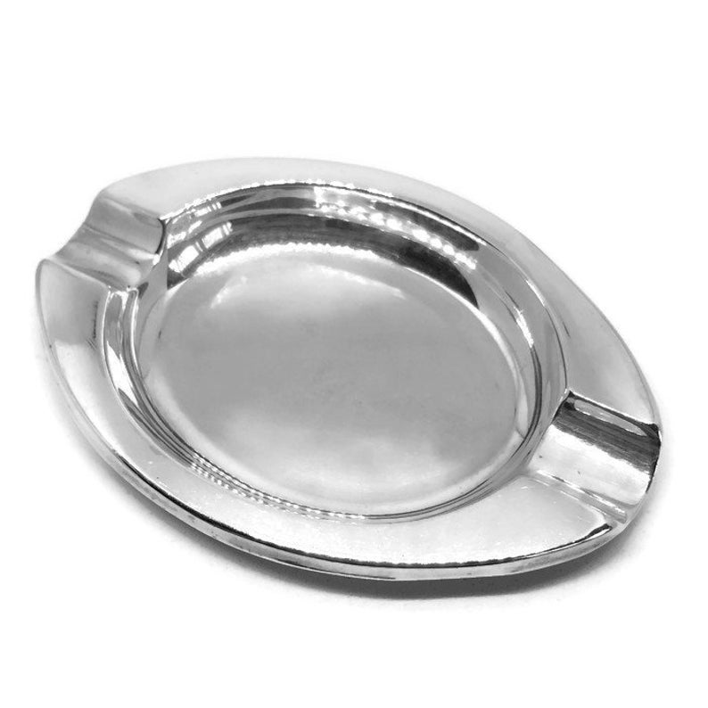 Vintage silver ashtray from the Netherlands. Hallmarked Etsy